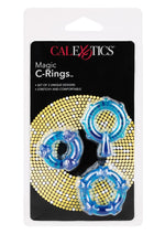 Load image into Gallery viewer, Magic C-Rings Cock Rings - Blue - 3 Piece Set
