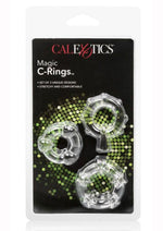 Load image into Gallery viewer, Magic C-Rings Cock Rings - Clear - 3 Piece Set
