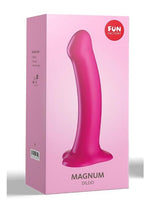 Load image into Gallery viewer, Magnum Silicone Dildo with Suction Cup Base - Blackberry - Pink
