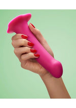 Load image into Gallery viewer, Magnum Silicone Dildo with Suction Cup Base - Blackberry
