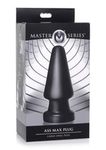 Load image into Gallery viewer, Master Series Ass Max Anal Plug - Black - Large