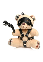Load image into Gallery viewer, Master Series BDSM Teddy Bear Keychain - Tan
