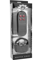 Load image into Gallery viewer, Master Series Cock Shock CBT Electric Cock Ring with Remote Control - Black
