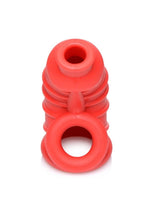 Load image into Gallery viewer, Master Series Crimson Chamber Silicone Chastity Cage
