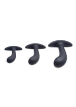 Load image into Gallery viewer, Master Series Dark Delights Curved Silicone Anal Trainer