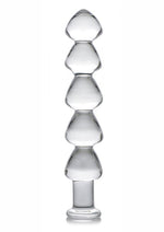 Load image into Gallery viewer, Master Series Drops Anal Links Glass Dildo - Clear
