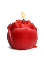 Load image into Gallery viewer, Master Series Flaming Rose Rose Drip Candle
