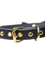 Load image into Gallery viewer, Master Series Golden Kitty Cat Bell Collar
