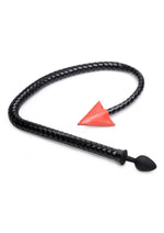 Load image into Gallery viewer, Master Series Hellbound Braided Devil Tail Anal Plug - Black