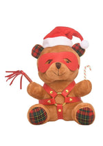 Load image into Gallery viewer, Master Series Holiday Bondage Bear - Brown/Green/Red/White
