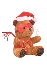 Load image into Gallery viewer, Master Series Holiday Bondage Bear - Brown/Green/Red/White
