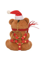 Load image into Gallery viewer, Master Series Holiday Bondage Bear Keychain
