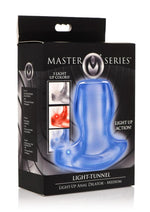 Load image into Gallery viewer, Master Series Light-Tunnel Light-Up Anal Dilator - Clear - Medium