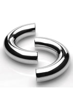 Load image into Gallery viewer, Master Series Mega Magnetize Stainless Steel Cock Ring - Silver - 1.75in

