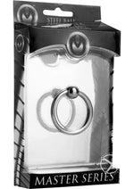Load image into Gallery viewer, Master Series Ornata Steel Ball Head Ring - Metal/Silver
