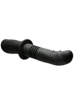 Load image into Gallery viewer, Master Series Power Thrust Rechargeable Thrusting Silicone Vibrator - Black
