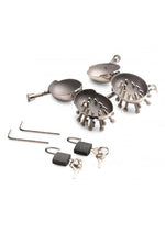 Load image into Gallery viewer, Master Series Scrotum Egg Shells with Spikes Stainless
