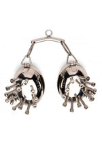 Load image into Gallery viewer, Master Series Scrotum Egg Shells with Spikes Stainless - Metal/Steel
