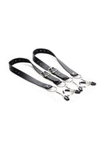 Load image into Gallery viewer, Master Series Spread Labia Spreader Straps with Clitoral Clamps
