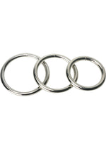 Load image into Gallery viewer, Master Series Trine Steel C-Ring Collection - Metal/Silver
