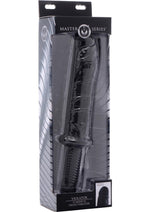 Load image into Gallery viewer, Master Series Violator XL Vibrating Dildo Thruster - Black - XLarge