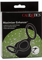 Load image into Gallery viewer, Maximizer Enhancer Silicone Cock Ring - Black
