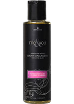 Load image into Gallery viewer, Me and You Pheromone Infused Luxury Massage Oil Pomegranate Fig Coconut Plumeria - 4.2oz
