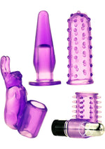 Load image into Gallery viewer, ME YOU US 4play Couples Kit with Bullet and Sleeves - Purple
