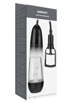 Load image into Gallery viewer, ME YOU US Amplify Pump Masturbator - Black/Clear
