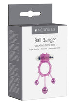 Load image into Gallery viewer, ME YOU US Ball Banger Vibrating Cock Ring - Purple
