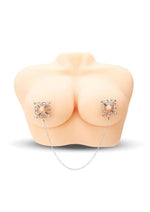 Load image into Gallery viewer, Myu Flower Design Nipple Chain
