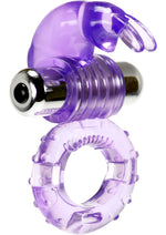 Load image into Gallery viewer, ME YOU US Hopping Hare Vibrating Cock Ring - Purple
