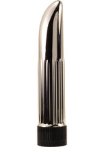 Load image into Gallery viewer, ME YOU US Lady Lust Ribbed Mini Vibrator - Silver