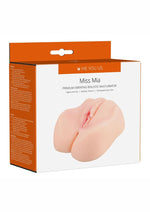 Load image into Gallery viewer, ME YOU US Miss Mia Premium Vibrating Realistic Masturbator - Pussy and Butt - Vanilla
