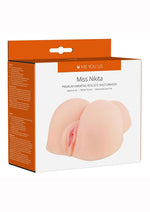 Load image into Gallery viewer, ME YOU US Miss Nikita Vibrating Realistic Masturbator - Pussy and Butt - Vanilla
