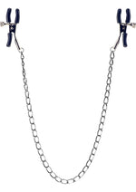Load image into Gallery viewer, ME YOU US Squeeze and Please Adjustable Nipple Clamps with Chain - Metal/Silver
