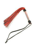 Load image into Gallery viewer, ME YOU US Tease and Please Silicone Flogger - Black/Multicolor/Red
