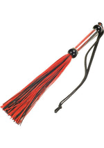 Load image into Gallery viewer, ME YOU US Tease and Please Silicone Flogger - Black/Multicolor/Red

