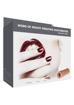 Load image into Gallery viewer, ME YOU US Word Of Mouth Vibrating Masturbator with Remote Control - Vanilla
