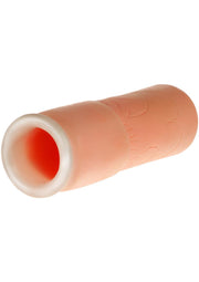 ME YOU US Word Of Mouth Vibrating Masturbator with Remote Control - Vanilla