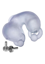Load image into Gallery viewer, Meatlocker Electro Chastity - Clear/Clear Ice
