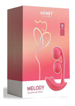 Load image into Gallery viewer, Melody Pressure Sensing App-Controlled Rechargeable Silicone Twin Balls Clit and G-Spot Vibrator - Red