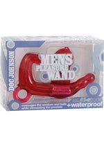 Load image into Gallery viewer, Men&#39;s Pleasure Wand Vibrating Prostate Stimulator with Remote Control - Red
