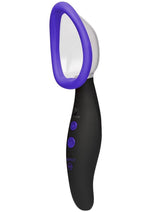 Load image into Gallery viewer, Merci Pumped Rechargeable Silicone Vibrating Pussy Pump - Chocolate
