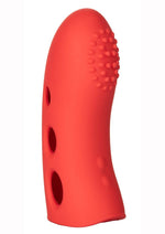 Load image into Gallery viewer, Mini Marvels Marvelous Arouser Rechargeable Silicone Finger Vibrator - Red
