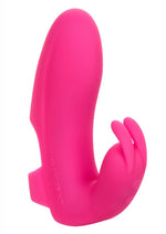Load image into Gallery viewer, Mini Marvels Marvelous Pleasure Silicone Rechargeable Finger Massager - Pink
