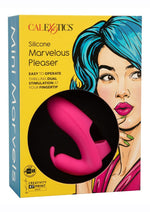 Load image into Gallery viewer, Mini Marvels Marvelous Pleasure Silicone Rechargeable Finger Massager - Pink
