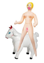 Load image into Gallery viewer, Miniature Series Lil&#39; Peep and Her Sheep Mini Inflatable Dolls - Vanilla
