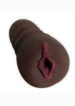 Load image into Gallery viewer, Mistress Elina and Nadia Vibrating Bioskin Double Stroker BFF&#39;s - Pussy and Ass - Chocolate
