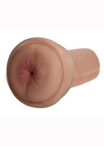 Load image into Gallery viewer, Mistress Jenna Vibrating Bioskin Dual Density Stroker - Ass - Caramel
